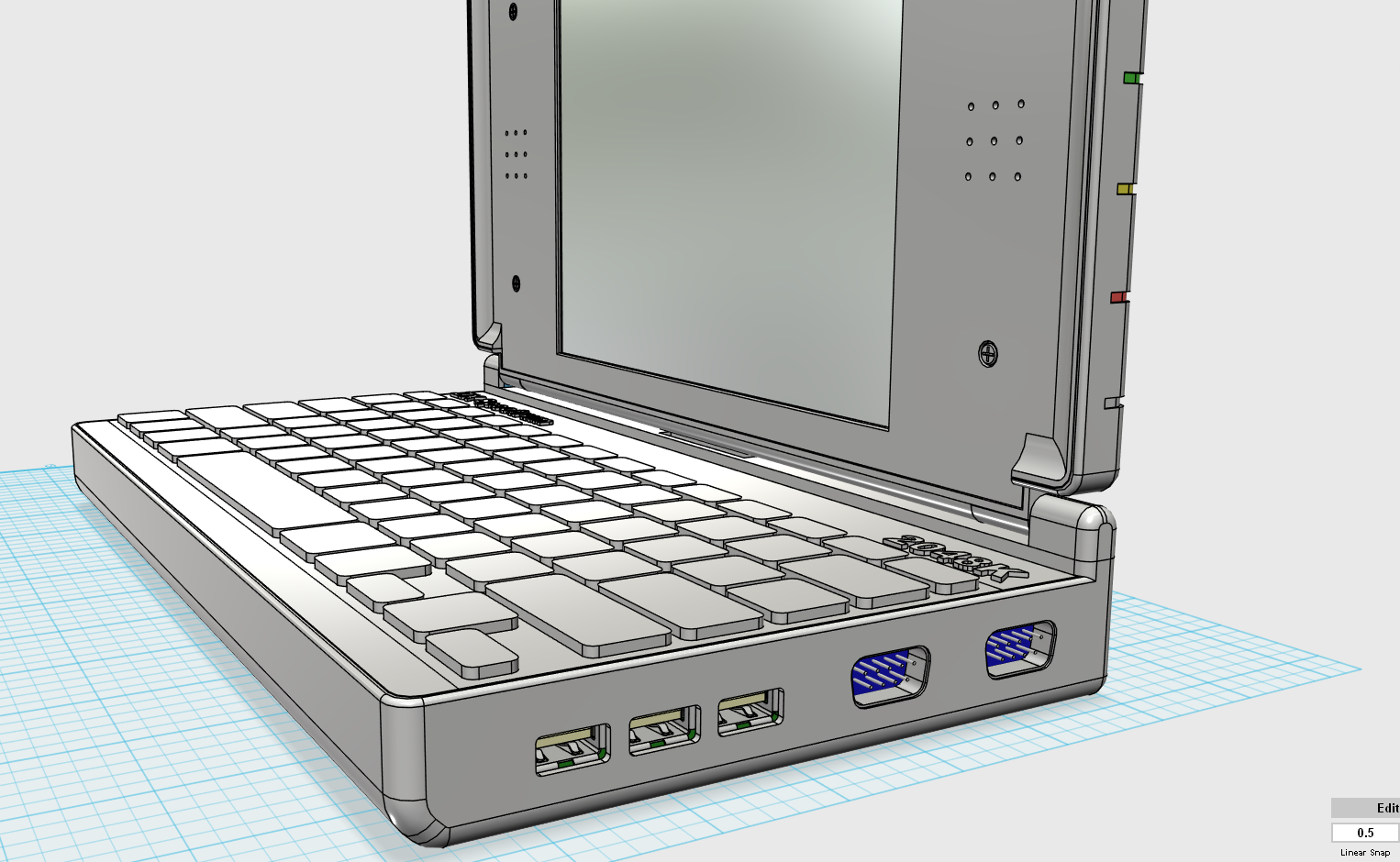 ZX Spectrum Next Laptop Design 3